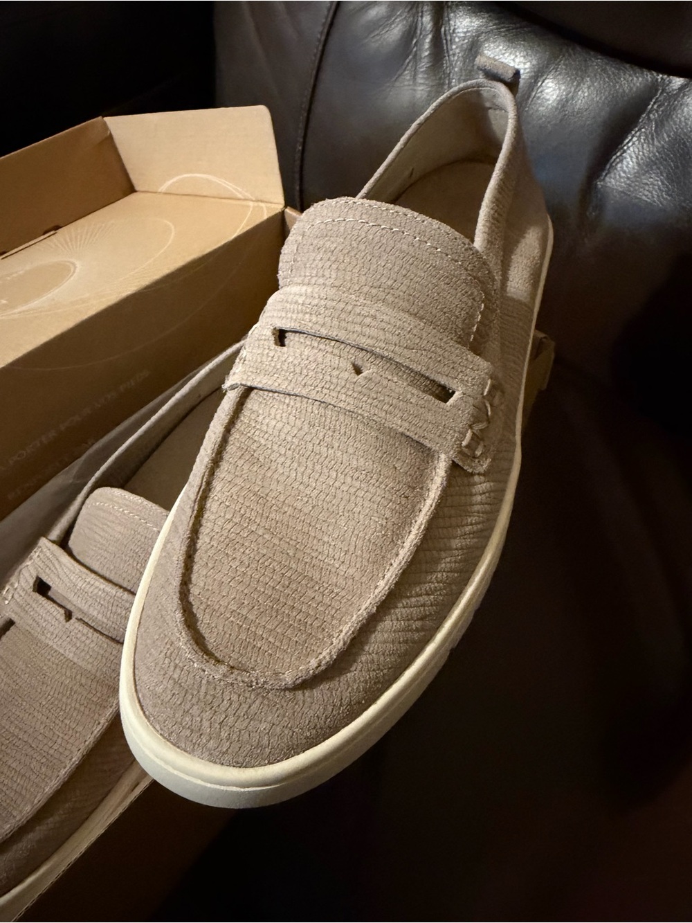 Vionic Uptown Penny Loafer in Light Taupe - Picture 5 of 5